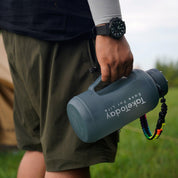 68oz Collapsible Water Bottle with Straw Lids & Paracord Handle - TakeTodayLife
